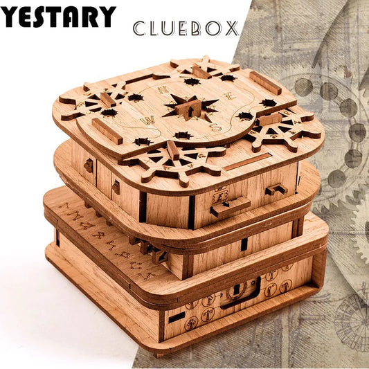 EnigmaMind™ - 3D Wooden Puzzle Box